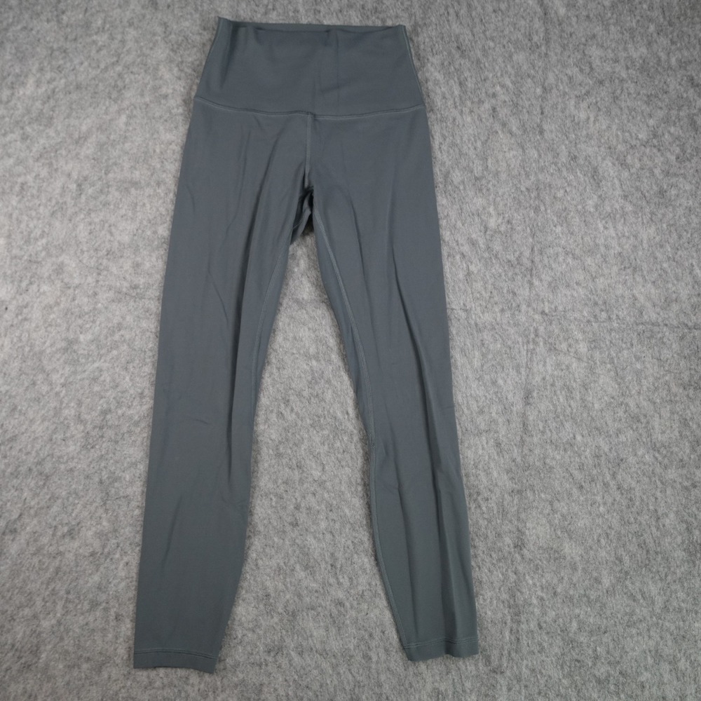 Lululemon Leggings‎ Womens 4 Grey Align High Rise 25" Yoga Pant Nulu Yoga Run
